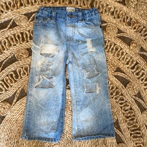 sold on Ⓜ️: Custom Distressed Toddler Jeans sz 2T